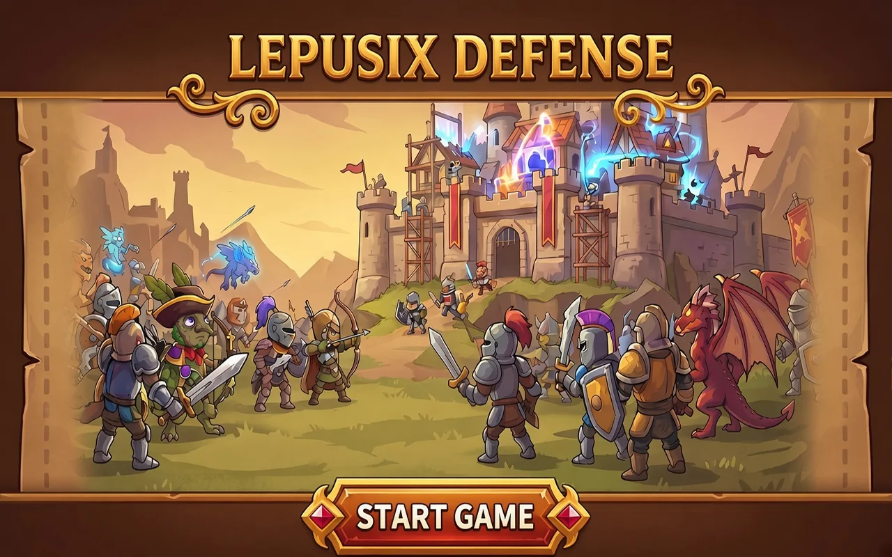 Lepusix Defense gameplay scene 1